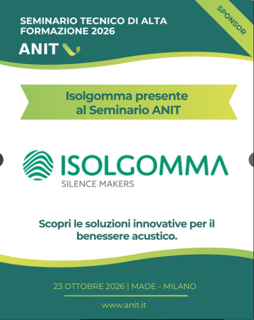 23 OTTOBRE 2026 - SEMINARIO TECNICO DI ALTA FORMAZIONE IN EDILIZIA 23 OTTOBRE 2026 - SEMINARIO TECNICO DI ALTA FORMAZIONE IN EDILIZIA