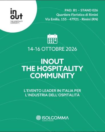 14 - 16 OTTOBRE 2026 - L'EVENTO LEADER IN ITALIA PER L'INDUSTRIA DELL'OSPITALITA' 14 - 16 OTTOBRE 2026 - L'EVENTO LEADER IN ITALIA PER L'INDUSTRIA DELL'OSPITALITA'
